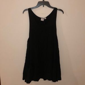 NWT SOMEDAYS LOVIN FLOWY BLACK DRESS
